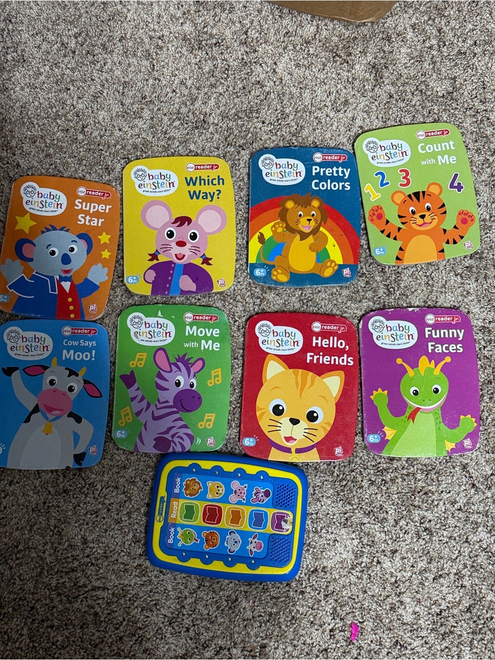 Baby Einstein Colorful Board Book Set - Red, Green, Purple, Blue, Yellow Covers